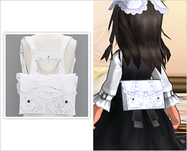FRILL Lace-up Ribbon Luc
